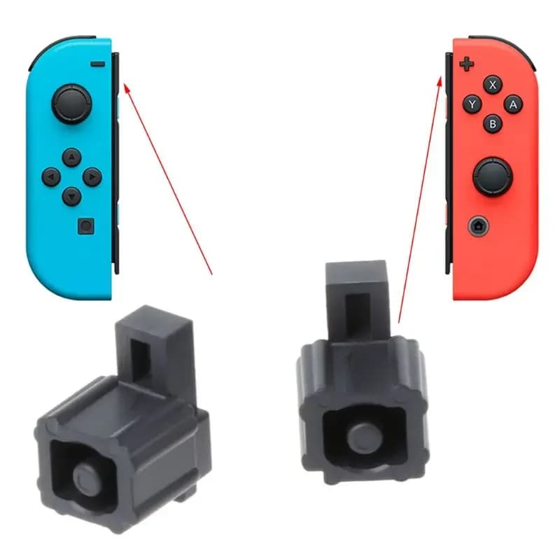 Kit di strumenti di riparazione di ricambio per blocco fibbia da 5 paia in plastica resistente per Switch Joy-Con Gamepad Controller di gioco Shell