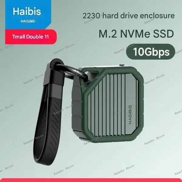 Haibeisi 2230 Scatola per disco rigido M.2 Mobile Solid State Nvme Box Typec per SSD esterno 17pro