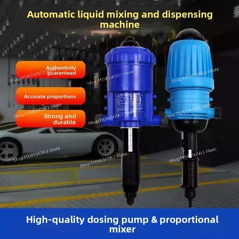 Dosatore Liquido per Autolavaggio, Pompa Automatica per Miscelazione di Schiuma, Cera, Detergente e Soluzioni Chimiche