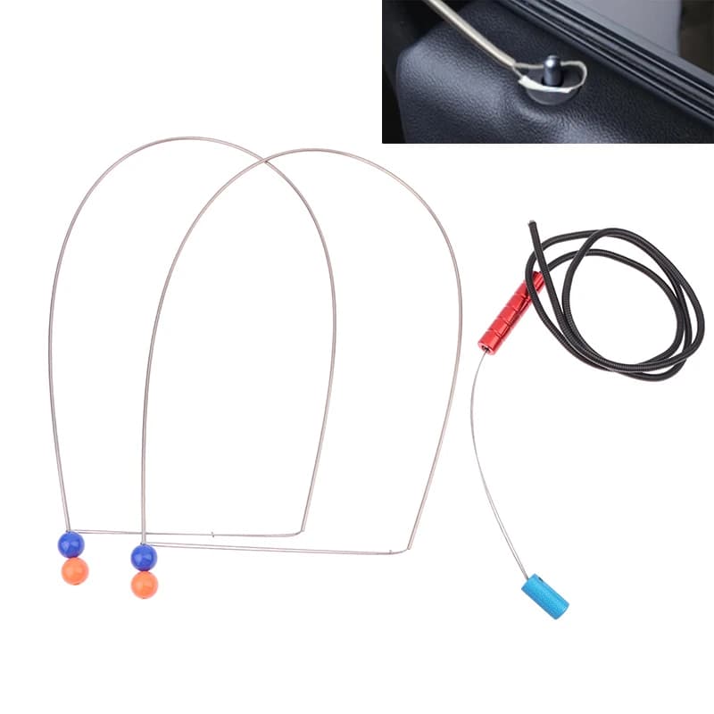 60/80/100CM Professionale Auto Pull Rope E Lasso Strumenti Forniture Puntelli Sfera di Filo di Acciaio Inossidabile Per La Serratura Della Porta Dell'auto