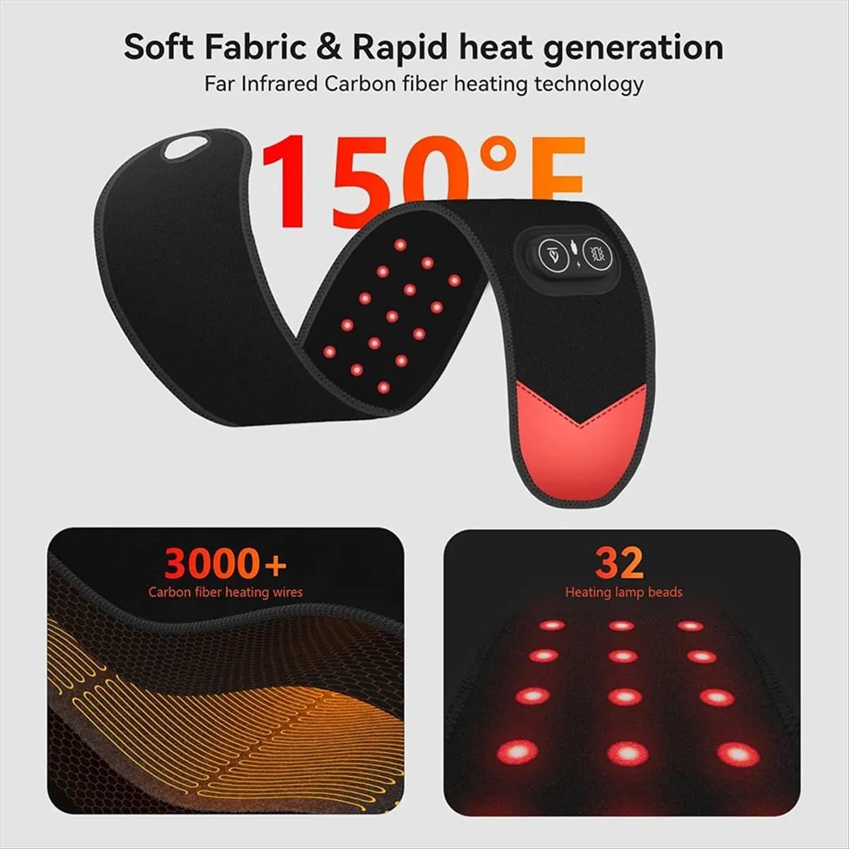 [Vend for]Cordless Wrist Hand Massage Heating Pad for Hand Arthritis,Wrist Pain Relief,Heat Wrap Pad Hot Therapy Best Gift