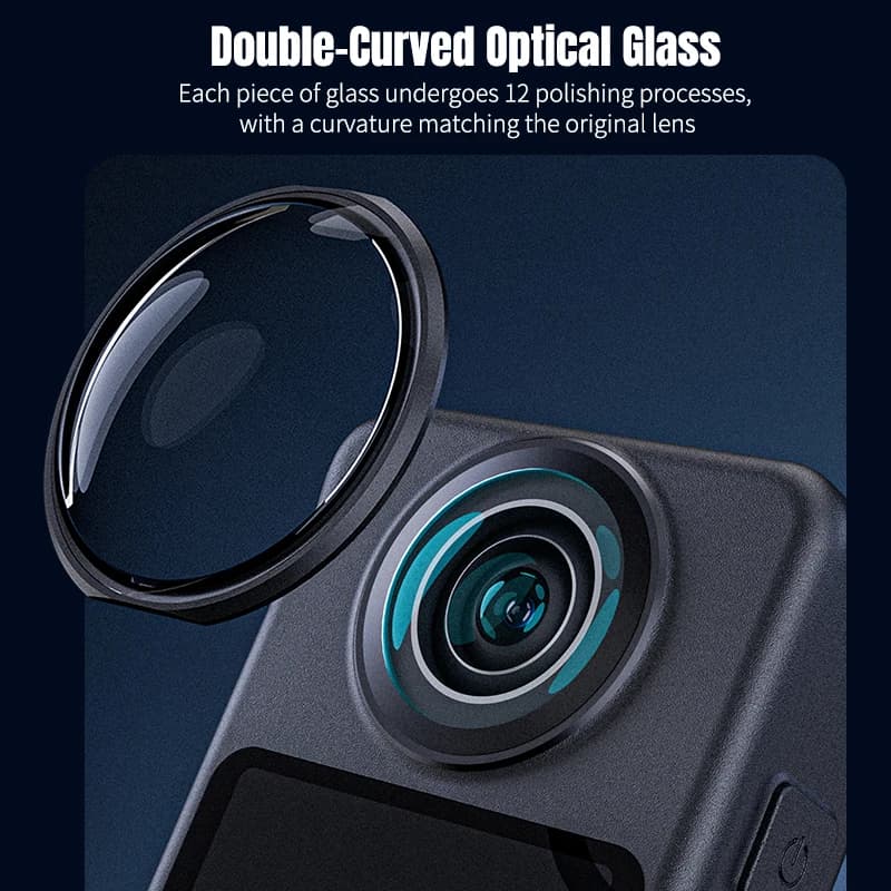Protezioni per lenti per DJI OSMO 360 Accessori per coperture protettive rotanti per fotocamera per DJI OSMO 360 Protezione per lenti antigraffio