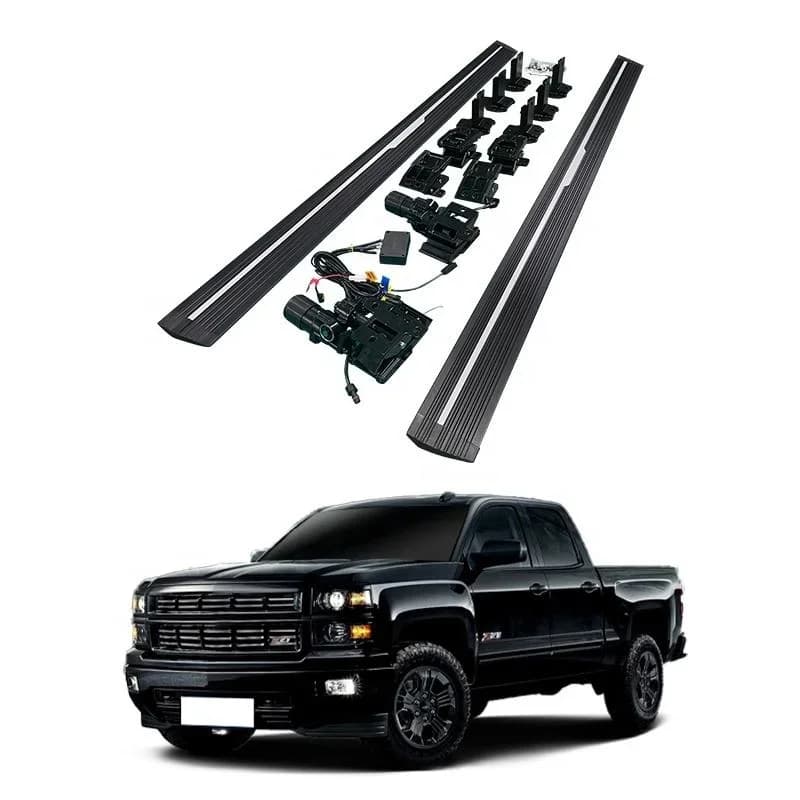 High-Quality Waterproof Automatic Electric Power Side Steps Running Boards Fit F150 F250 F350 Crew Cab