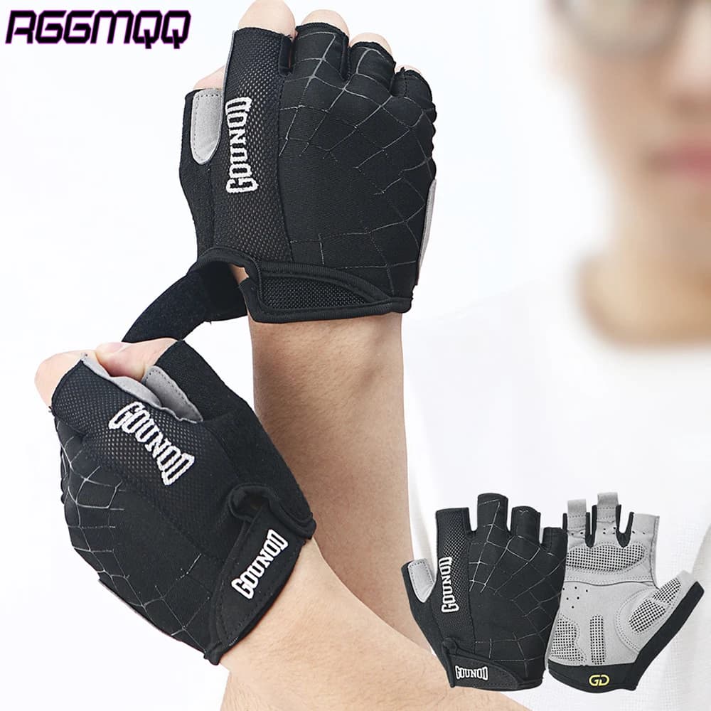 1 pair of professional training gloves – Padded weight lifting gloves for men/women, cycling, climbing, breathable gym gloves without fingers