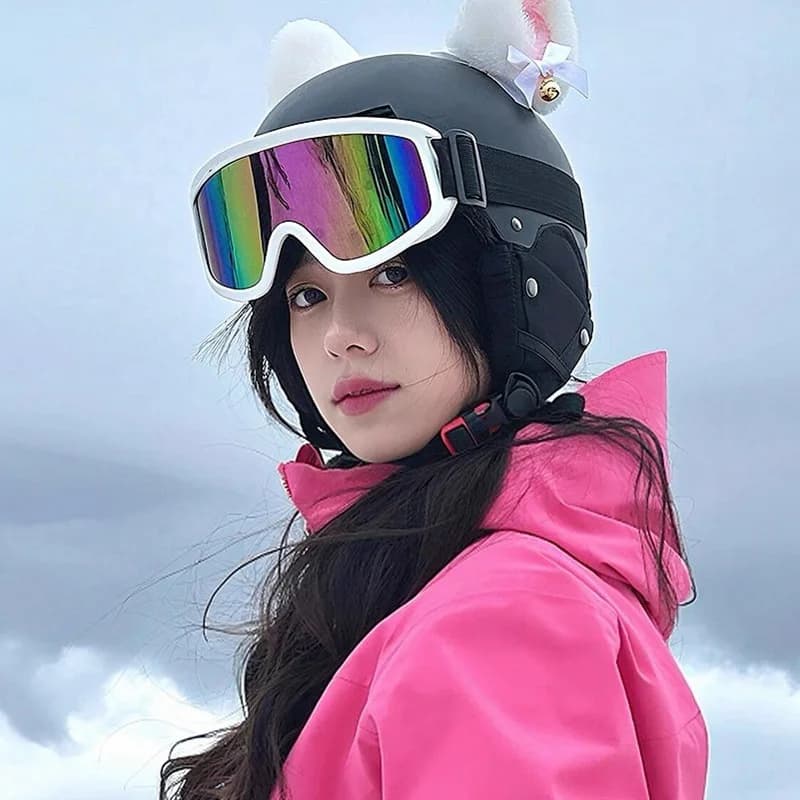 OTG Occhiali da sci unisex Occhiali sportivi invernali per uomo e donna sopra gli occhiali Occhiali da snowboard antivento antiappannamento
