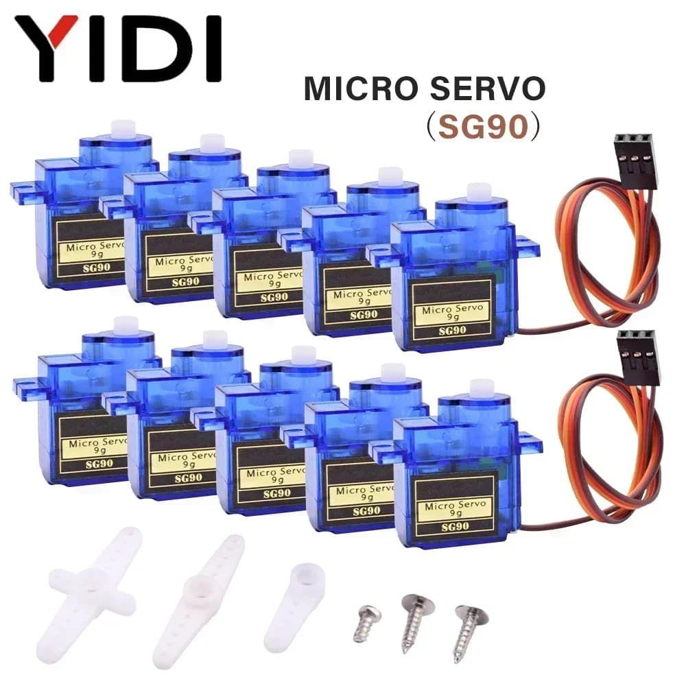 2/4/5/10/20pcs Arduino Analogico Micro Servo Motore SG90 9G Per RC Servomotore Auto Giocattolo Aereo Elicottero Modelli di Aerei 180 360