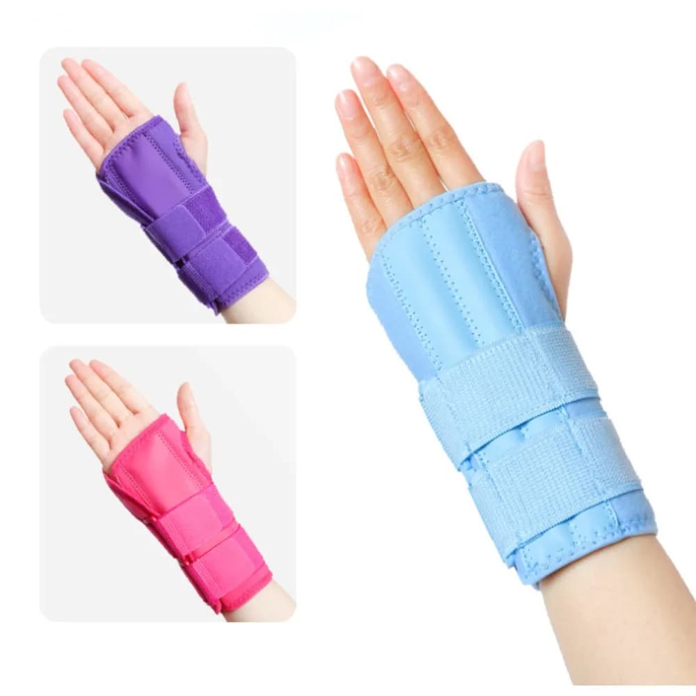 1 pz guaina tendine regolabile protezione per il polso stecca a doppia compressione tutore per polso giunto fisso tutore per polso in alluminio uomo donna