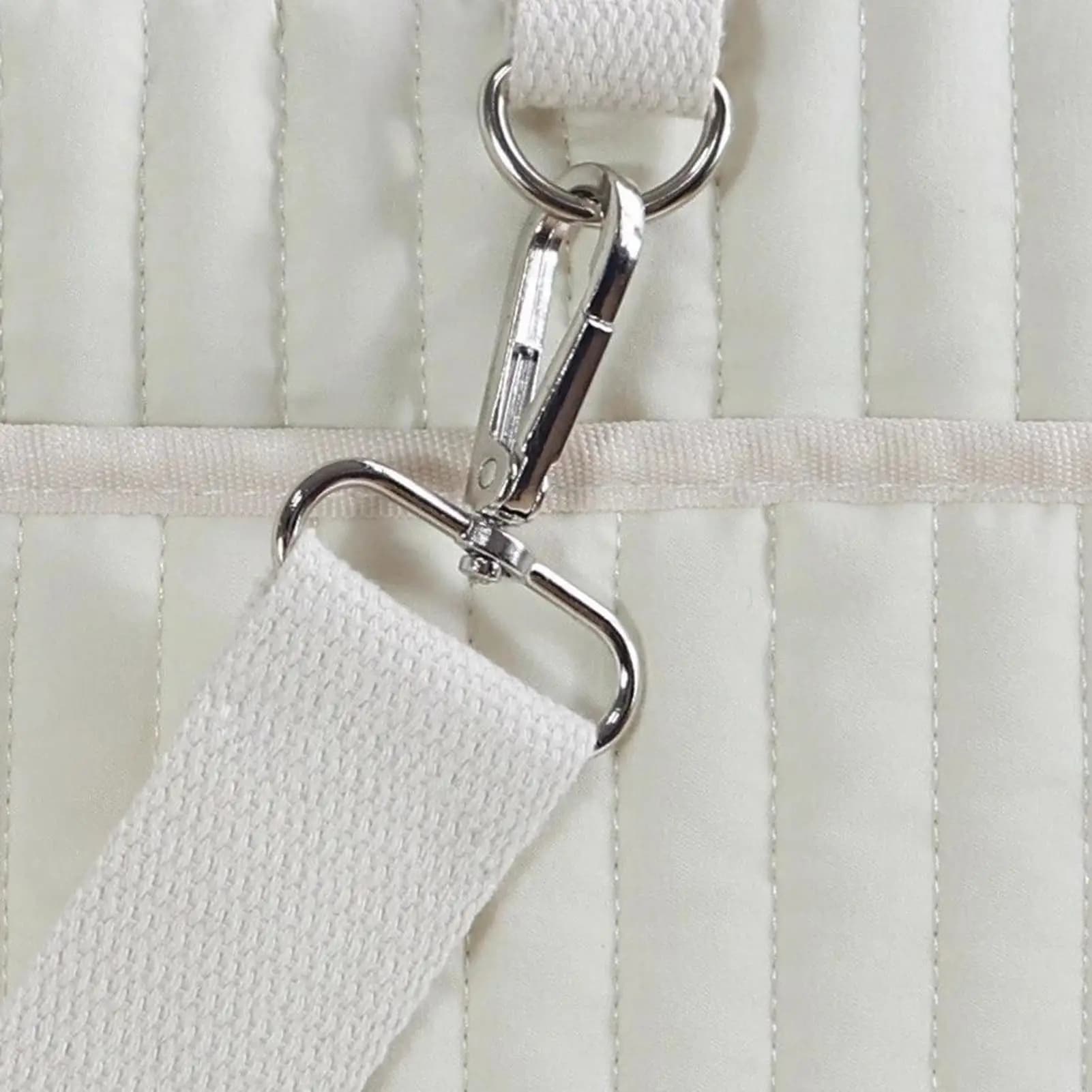 Borsa per pannolini da passeggino trapuntata con tasche con cerniera, borsa a tracolla per passeggino per mamme, nuovi genitori, viaggi e weekend
