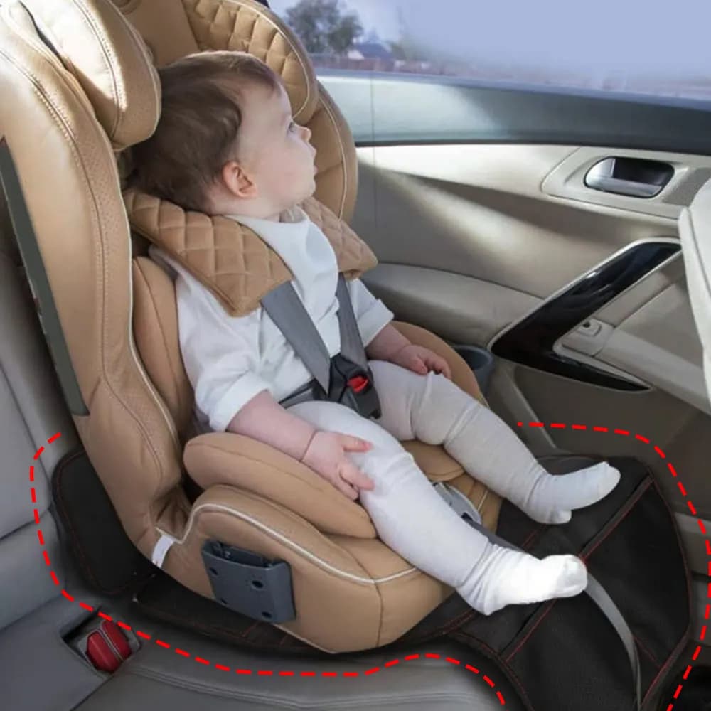 Kids Child Safety Seat Anti-Slip Anti-Scratch Mat Pads Waterproof Car Seat Protective Cover for-Baby Kid Protection Seat Cover