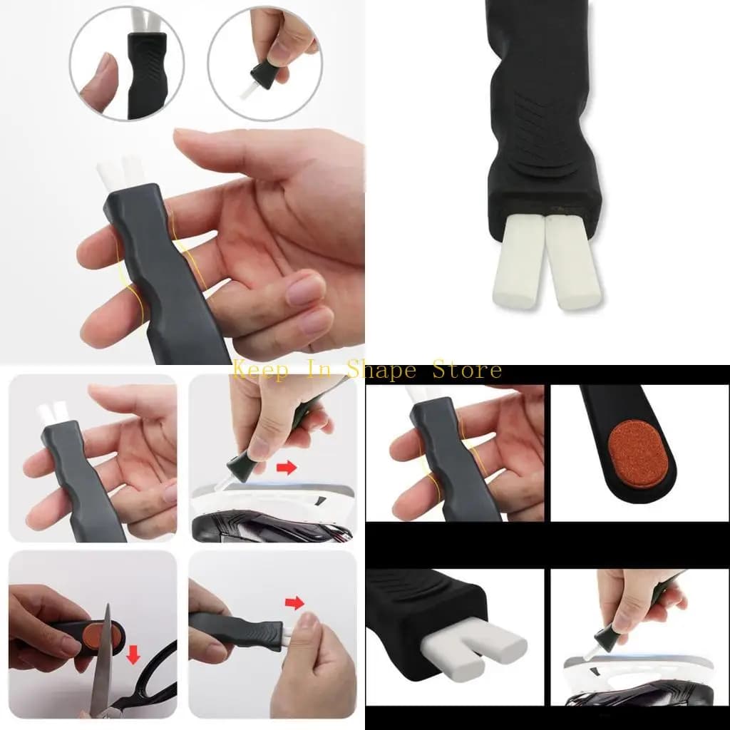 U1JC Ice Hockey Skate Sharpener Tools, Handheld Enhancer for Ice Skating