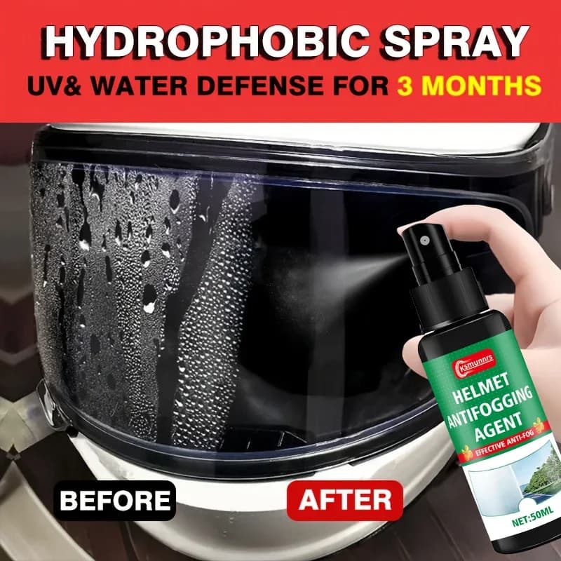 Cera Protettiva Universale per Casco Moto Fasilawei - Agente Nano Antiappannamento e Idrorepellente