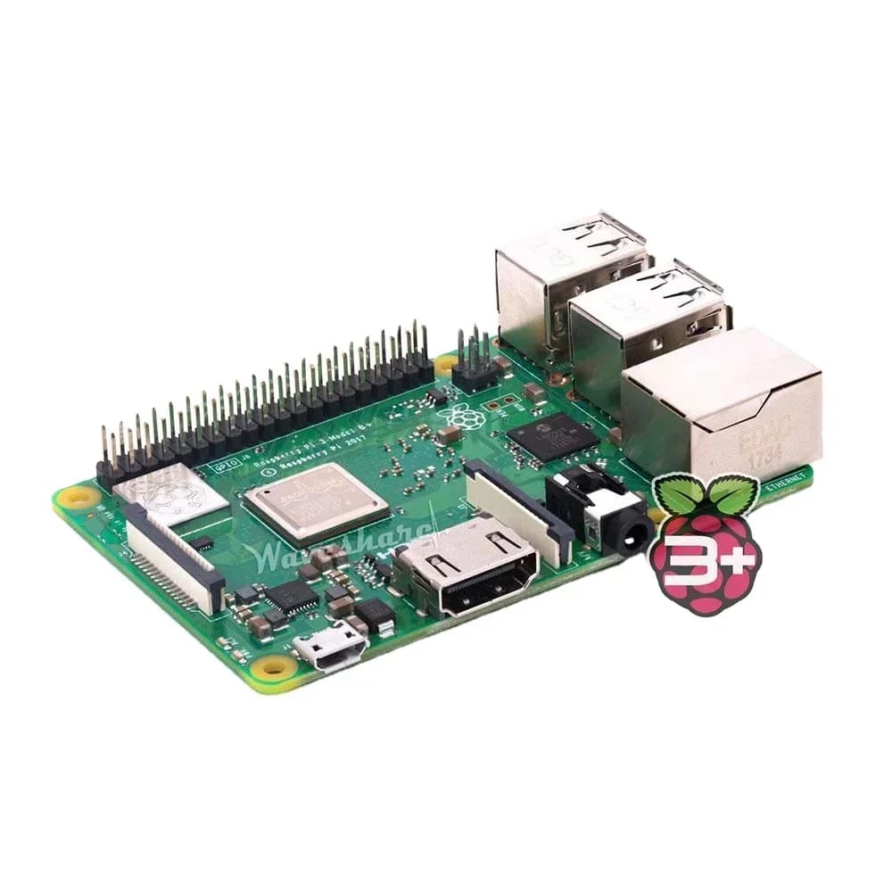 Raspberry Pi 3 Modello B+, la terza generazione Pi A CPU ARM Cortex-A53 quad-core da 1,4 GHz e 64 bit
