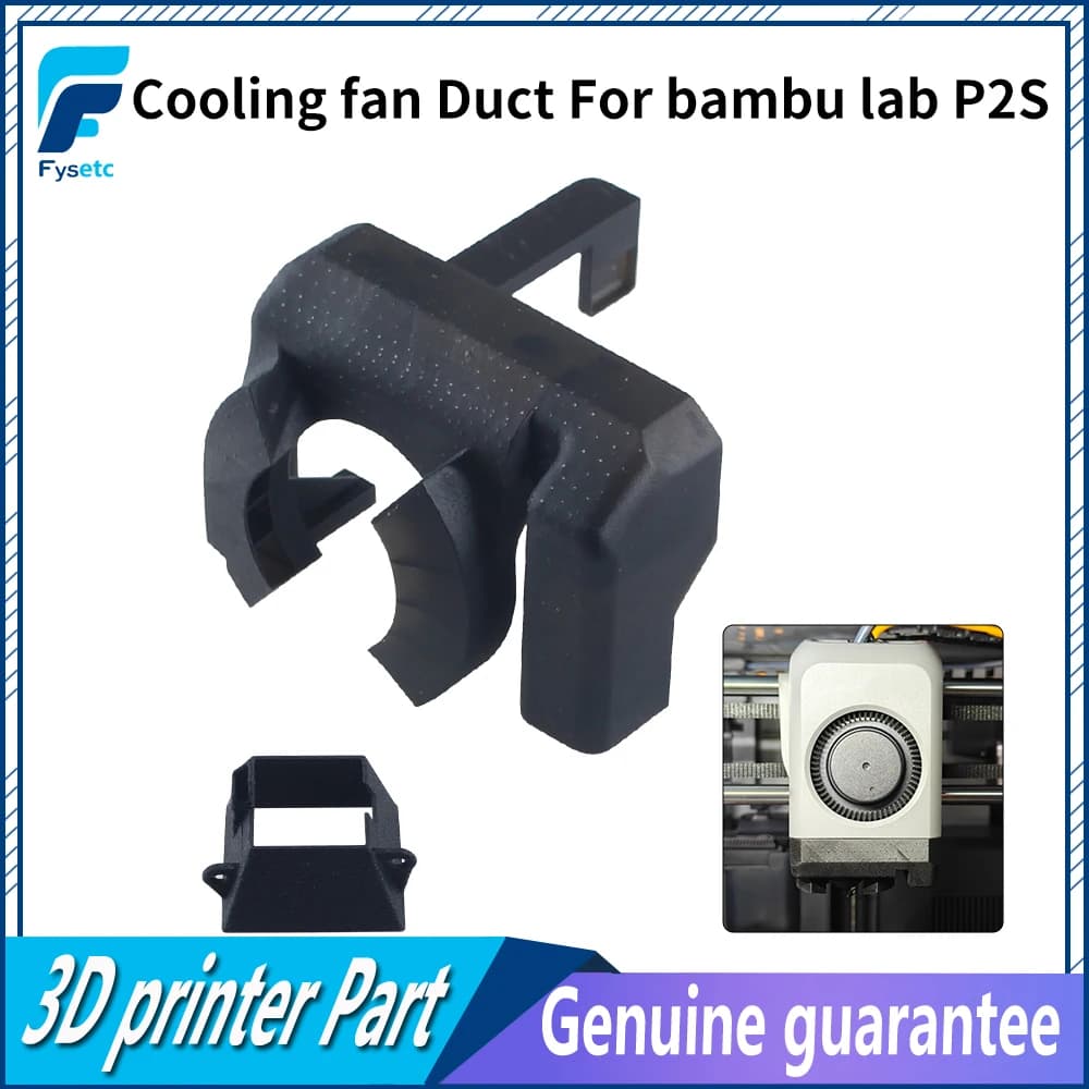 Per Bambu Lab P2S Ventola di raffreddamento Condotto Raffreddamento rapido e raffreddamento Ingranaggi estrusore per accessori stampante 3D