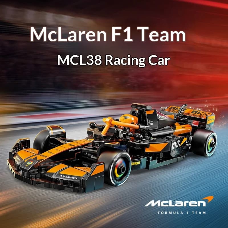 LEGO Blocchi da Costruzione Serie Super Racing 77251 McLaren F1 ® Blocchi di Costruzione per Bambini MCL38 Racing Team, Giocattolo Puzzle, Regalo