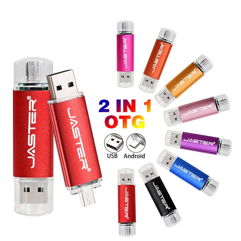 Chiavetta USB OTG 3 in1 USB 2.0 e tipo C e Micro USB Pen Drive 32 GB 64 GB 128 GB Pendrive Chiavetta USB Memory Stick U disco per regalo