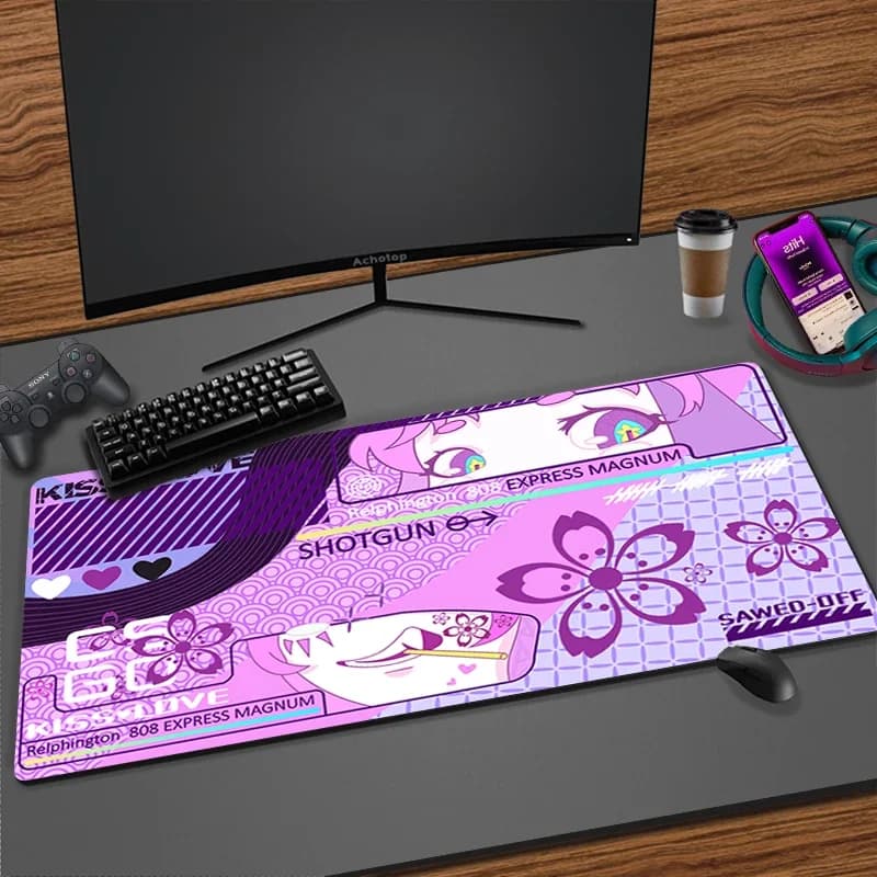 Kiss Love CS GO Custom Large Mouse Pad Speed tastiere Mat Rubber Gaming Mousepad Desk Mat Game Player Computer Desktop Laptop