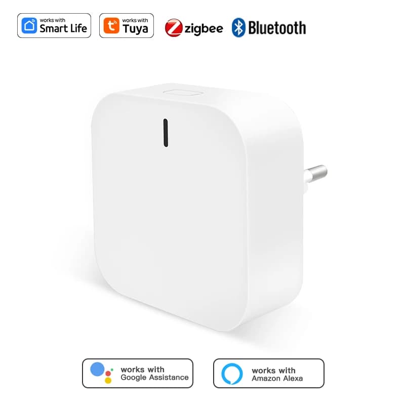 Plug-in Tuya Wireless Multi Mode ZigBee Bluetooth Gateway Hub devices for home smart remote control bridge Alexa Google Home Voice