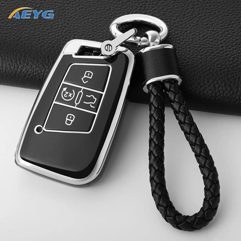 Cover Shell Fob for VW Volkswagen Magotan Passat B8 Golf Seat Skoda Superb A7 Kodiaq keychain accessories