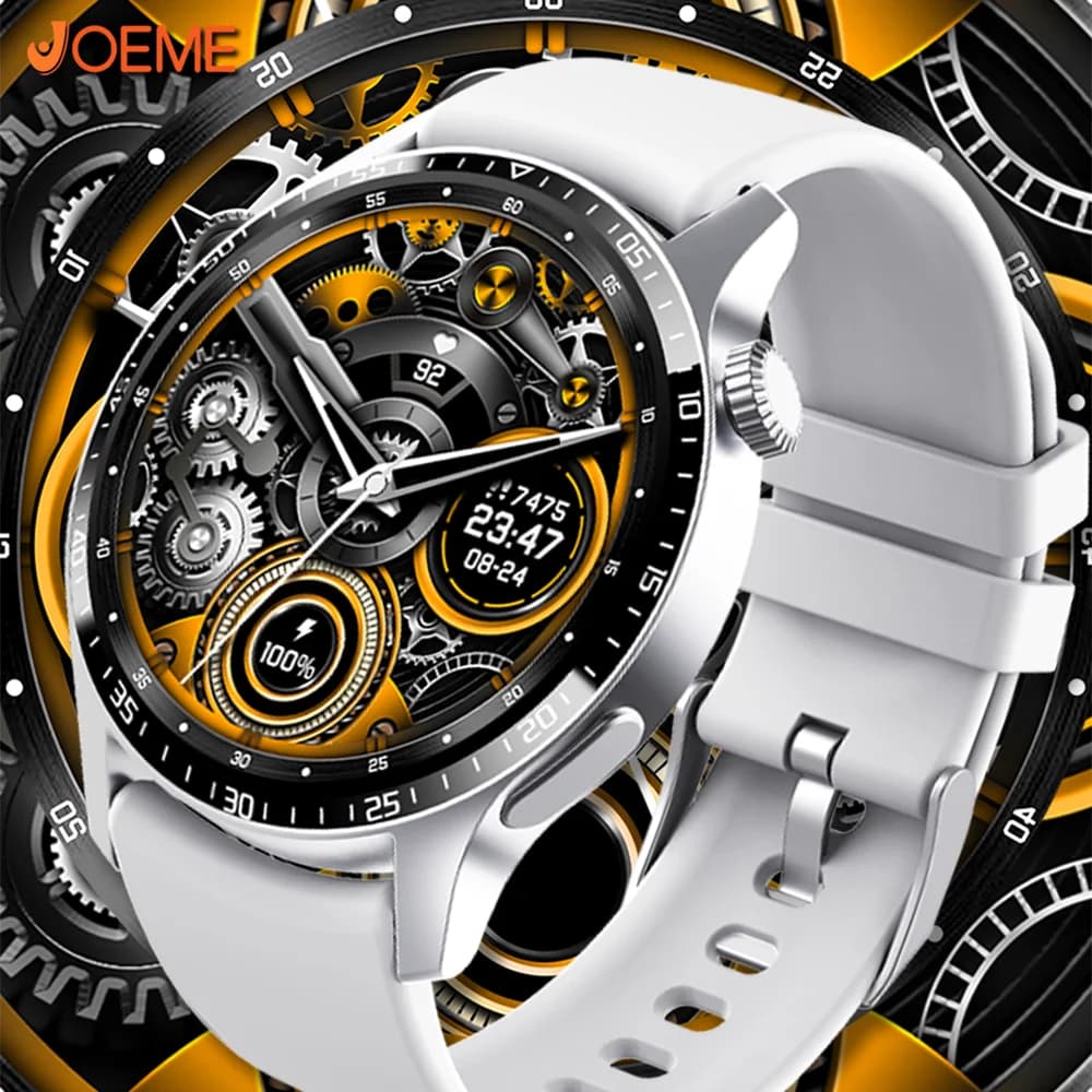 JOEME 1.35 Inch HD Screen Bluetooth Call Smart Watches Man Woman With 24 Hour Health Monitor F207 Sport Smartwatch Dropshipping
