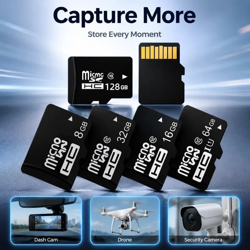 Multifunctional Memory Card Reader Adapter Supports Diversified Storage Cards for Fast Data Transmission Between Digital Devices