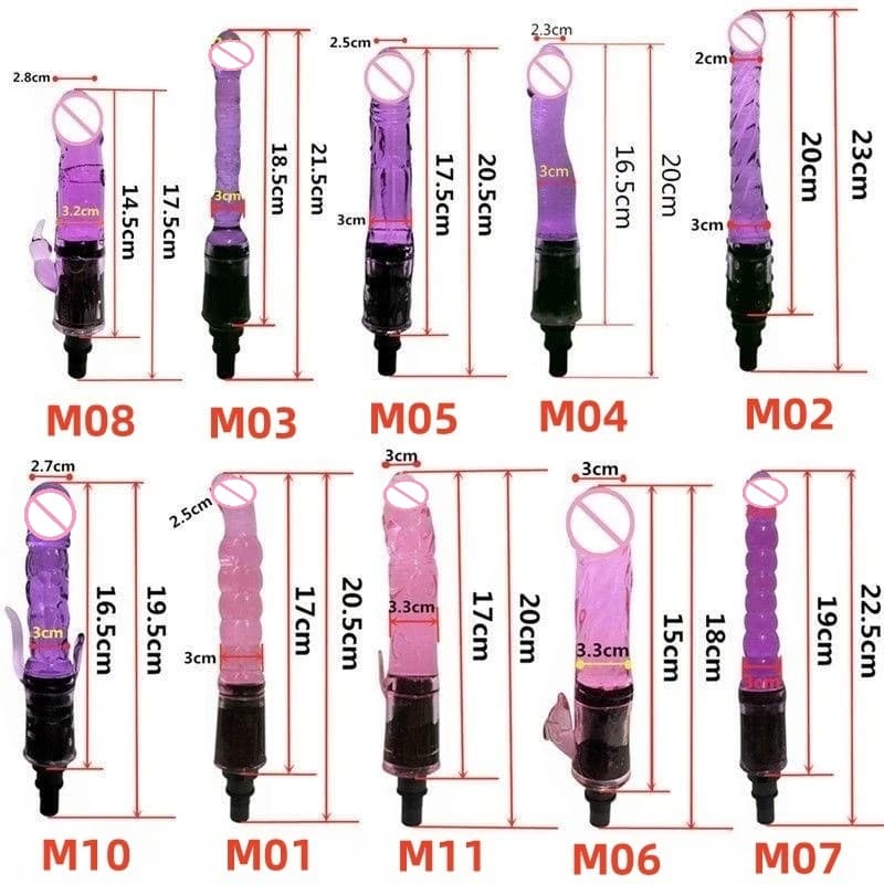 Mini Fascia Gun Modified Sex Massage Head Women's Multi-functional Simulated Penis Backyard Silicone Accessories Sex Products