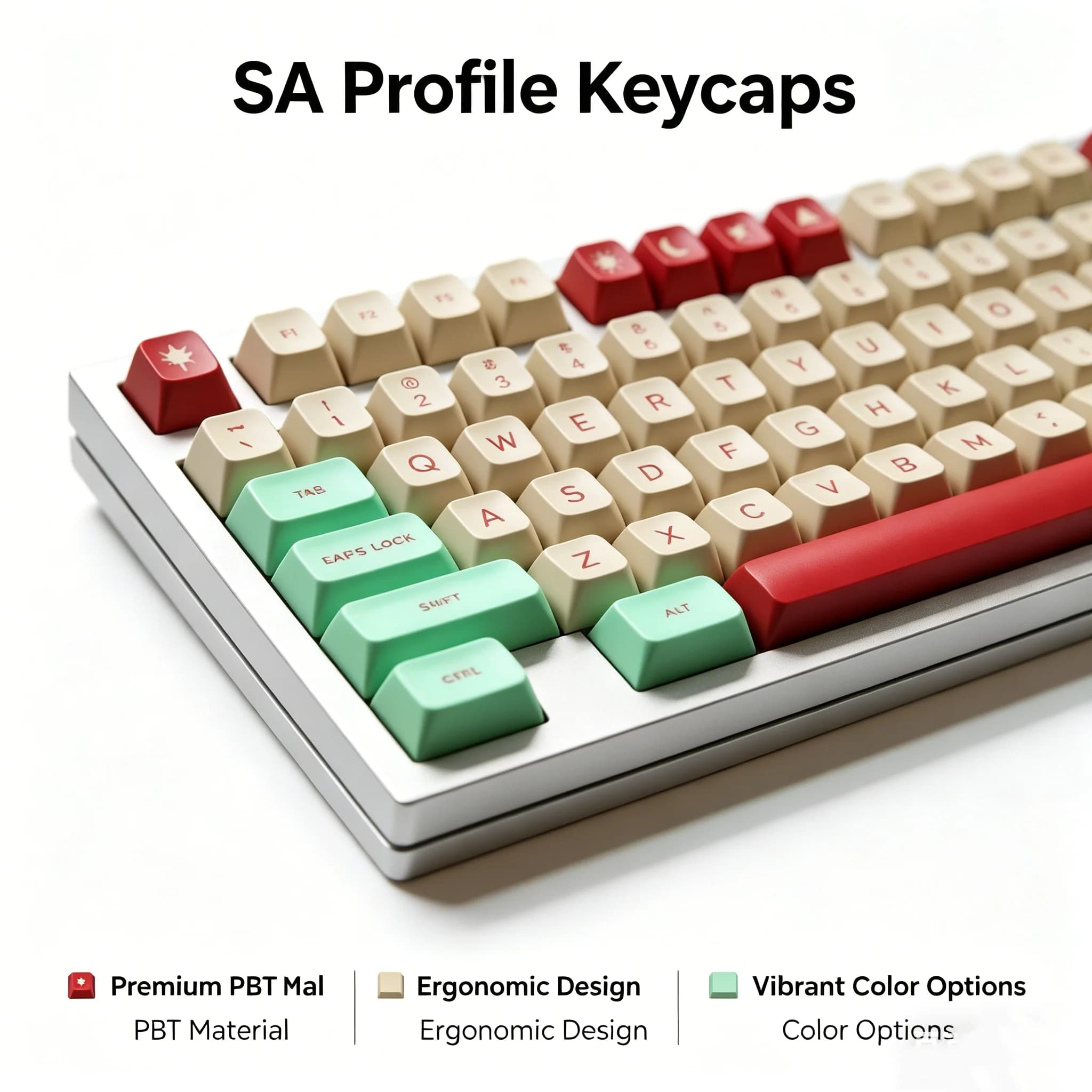 Keycaps Minimalisti JUKEBOX SA Profile 173 Tasti PBT con Sublimazione Termica, Personalizzabili per Tastiera Meccanica da Gaming con Switch MX