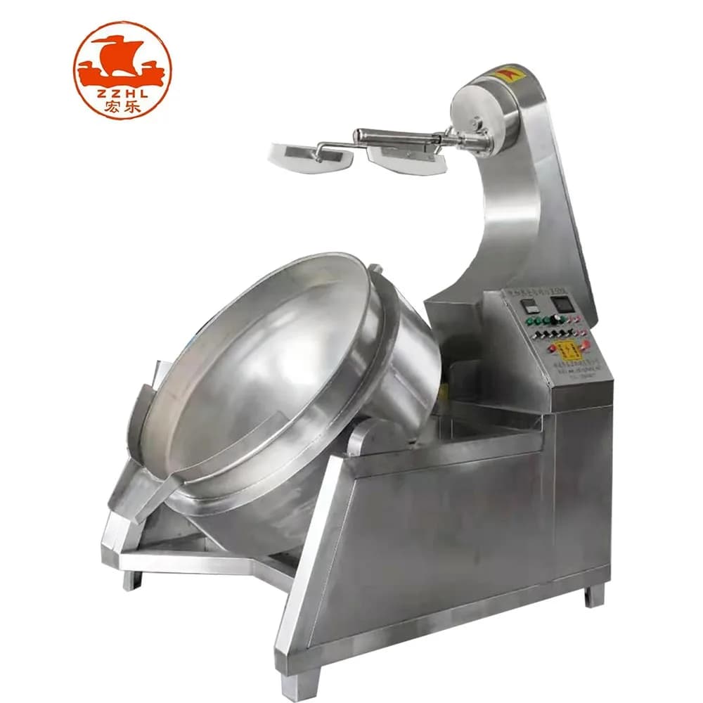 Pentola Elettrica Industriale a Vapore Semiautomatica con Giacca Termica per Cottura