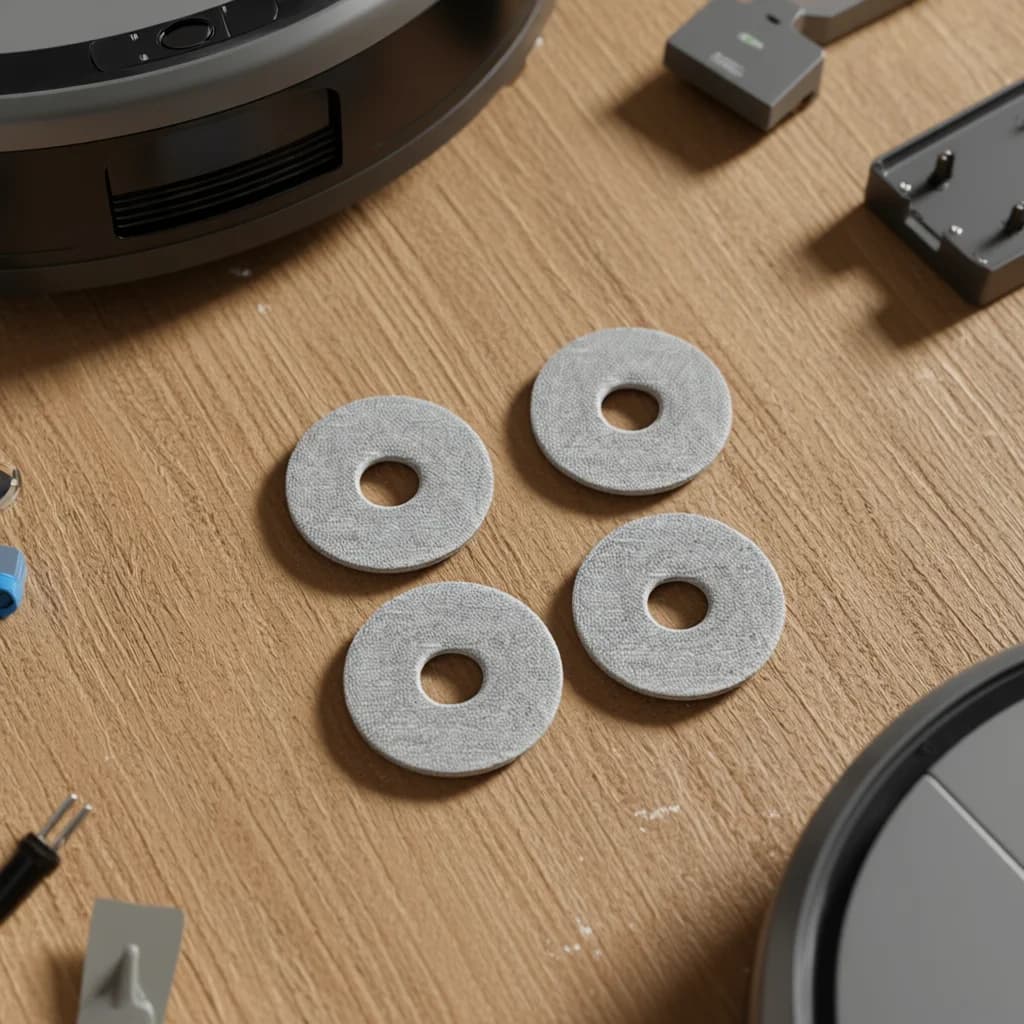 4/10pack Robot Aspirapolvere Mop Panno Per Xiaomi S40 Pro / OV71GL Lavabile Riutilizzabile Mop Vestiti Accessori di Ricambio