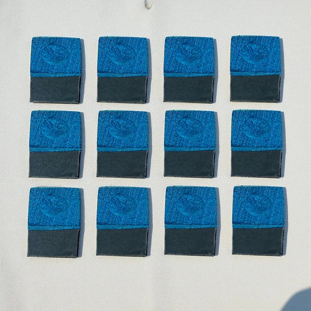 12 Pezzi Gesso per Biliardo ad Alte Prestazioni per Giocatori di Biliardo, Applicazione Liscia, Senza Grumi, Senza Scaglie, Accessori per Biliardo
