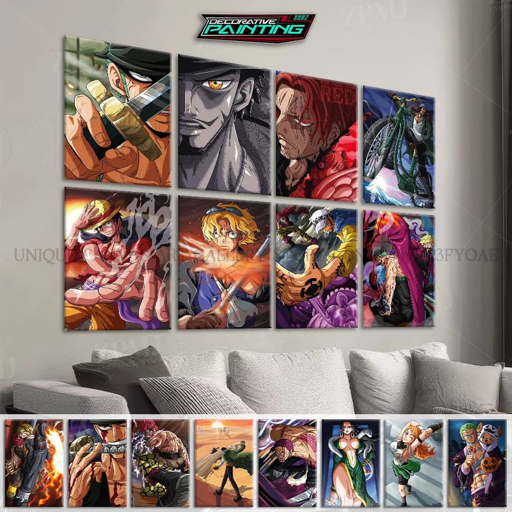One Piece Wall Art HD Images Printed Roronoa Zoro Tela Home Decoration Painting Anime No Frame Wall For Living Room Poster