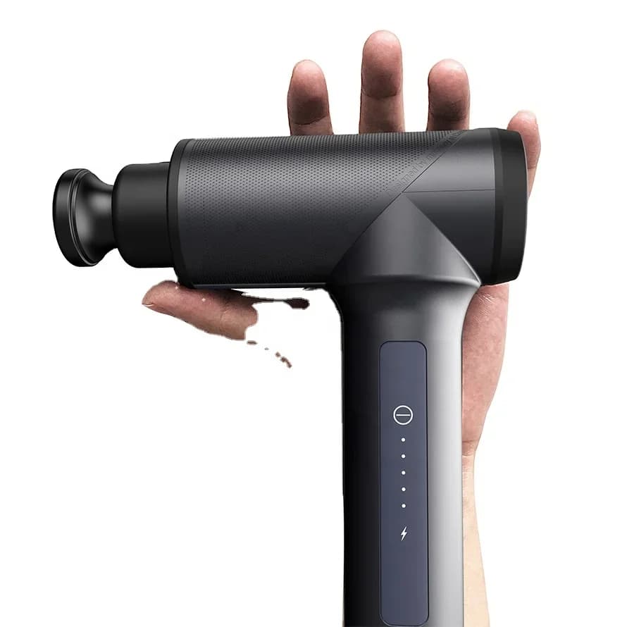 Massage gun with muscle vibration, portable, for deep tissue percussion, for athletes, pain and pain relief