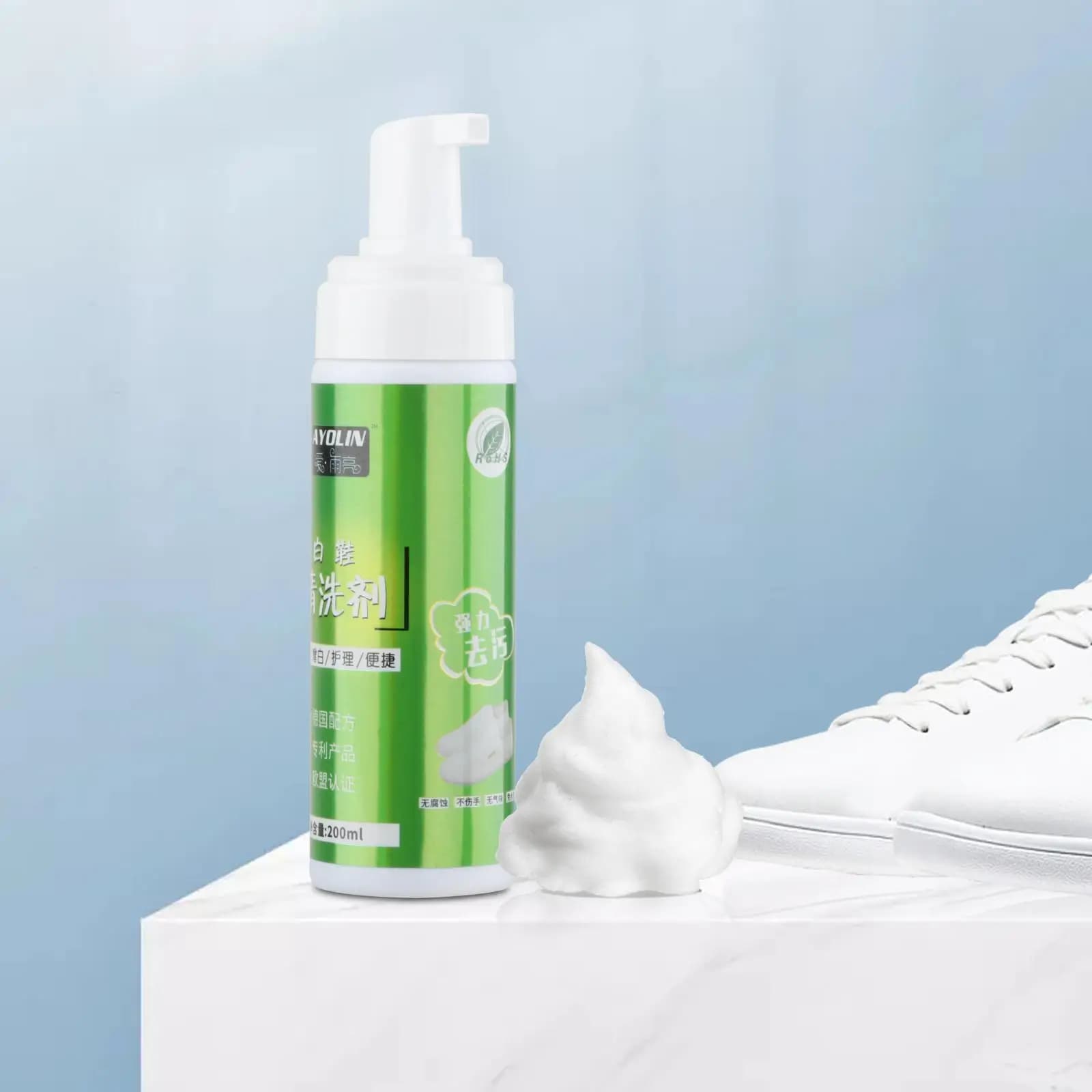 Spazzola per la pulizia delle scarpe 200 ml Rinnova il sbiancante per scarpe per scarpe in pelle Scarpe di tela