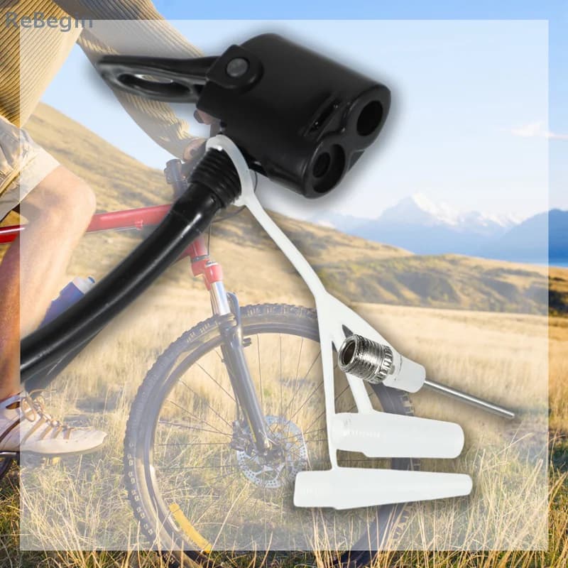 [ST] Pompa da bicicletta portatile Max 120 PSI Pompa di aria manuale per bici Palloncino Gonfiatore per pneumatici Valvola Schrader Pompa da pavimento Accessori per ciclismo