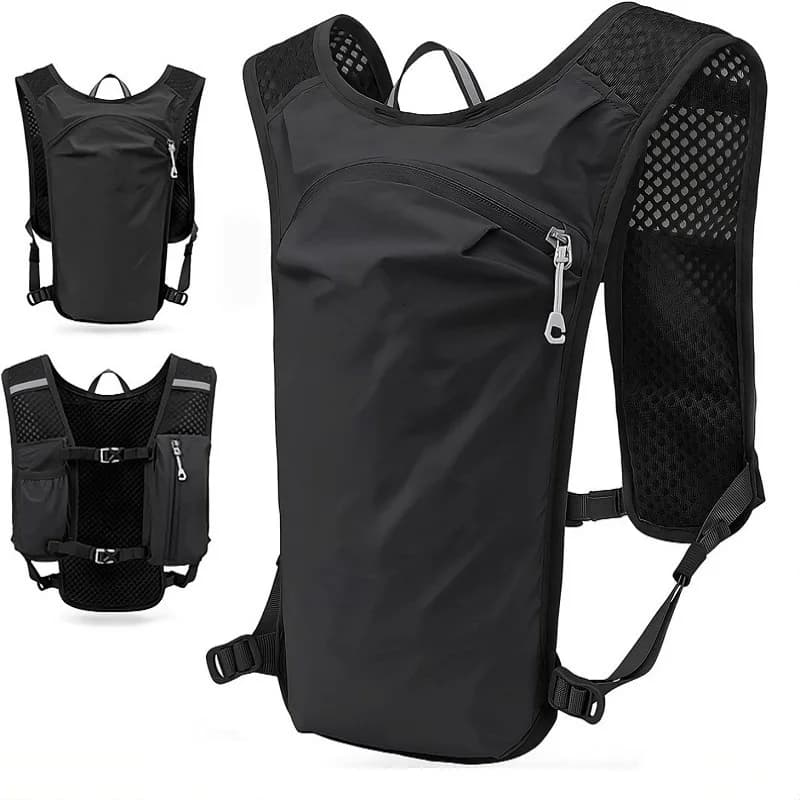 Women Men Running Hydration Vest Camping Hydration Bladder Bag Water Pack Backpack Vest for Trail Hiking Gear Cycling Jogging