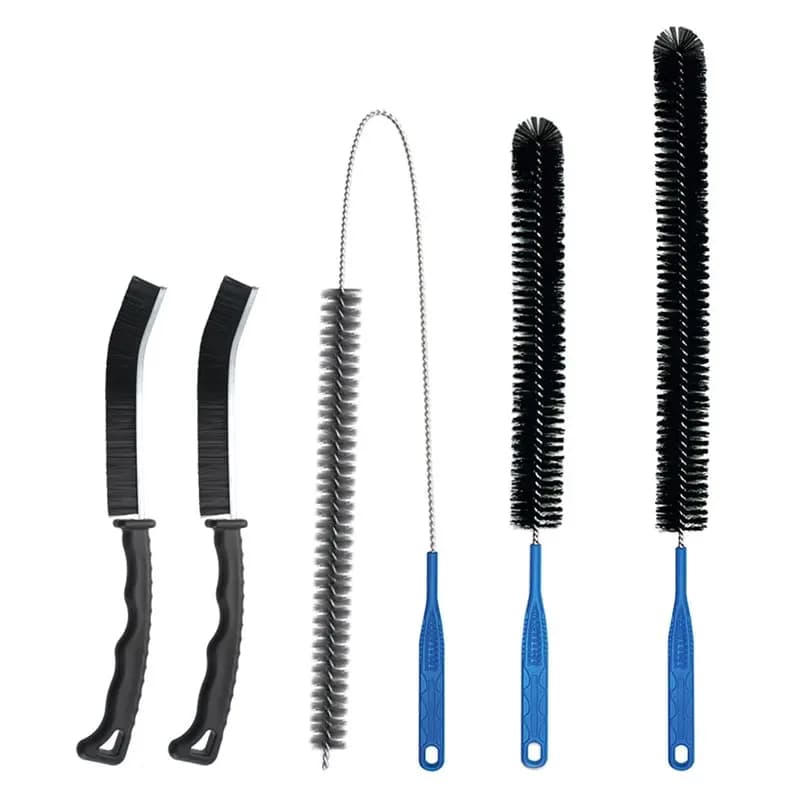 ABDJ-For Lint, Pet Hair& Dust Removal 5-Pack Dryer Vent Cleaner Kit,Extra Long Flexible Brushes, Refrigerator Coils Included