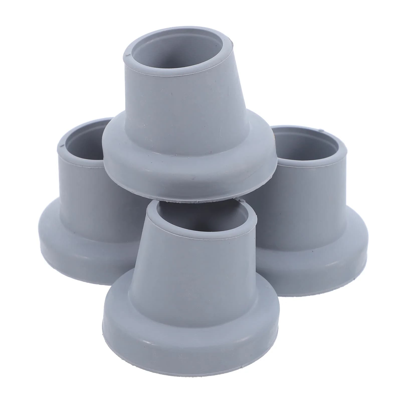 4 pcs non-slip rubber feet for bathroom chair shower stool spare legs hole diameter 28,5 mm support caps stool covers