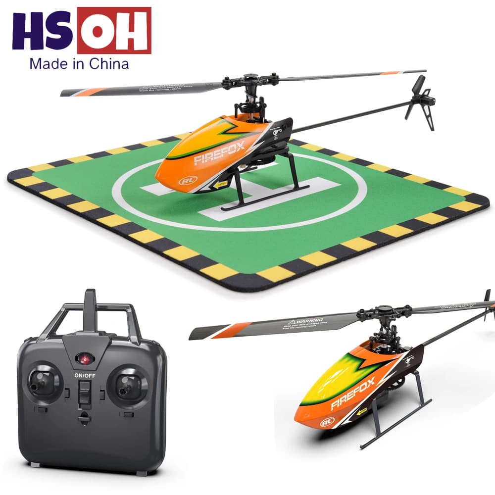 C129 Elicottero RC stabile automatico RTF per principianti 2.4G Elica singola a 4 canali senza alettone E129 Durevole lungo tempo di volo