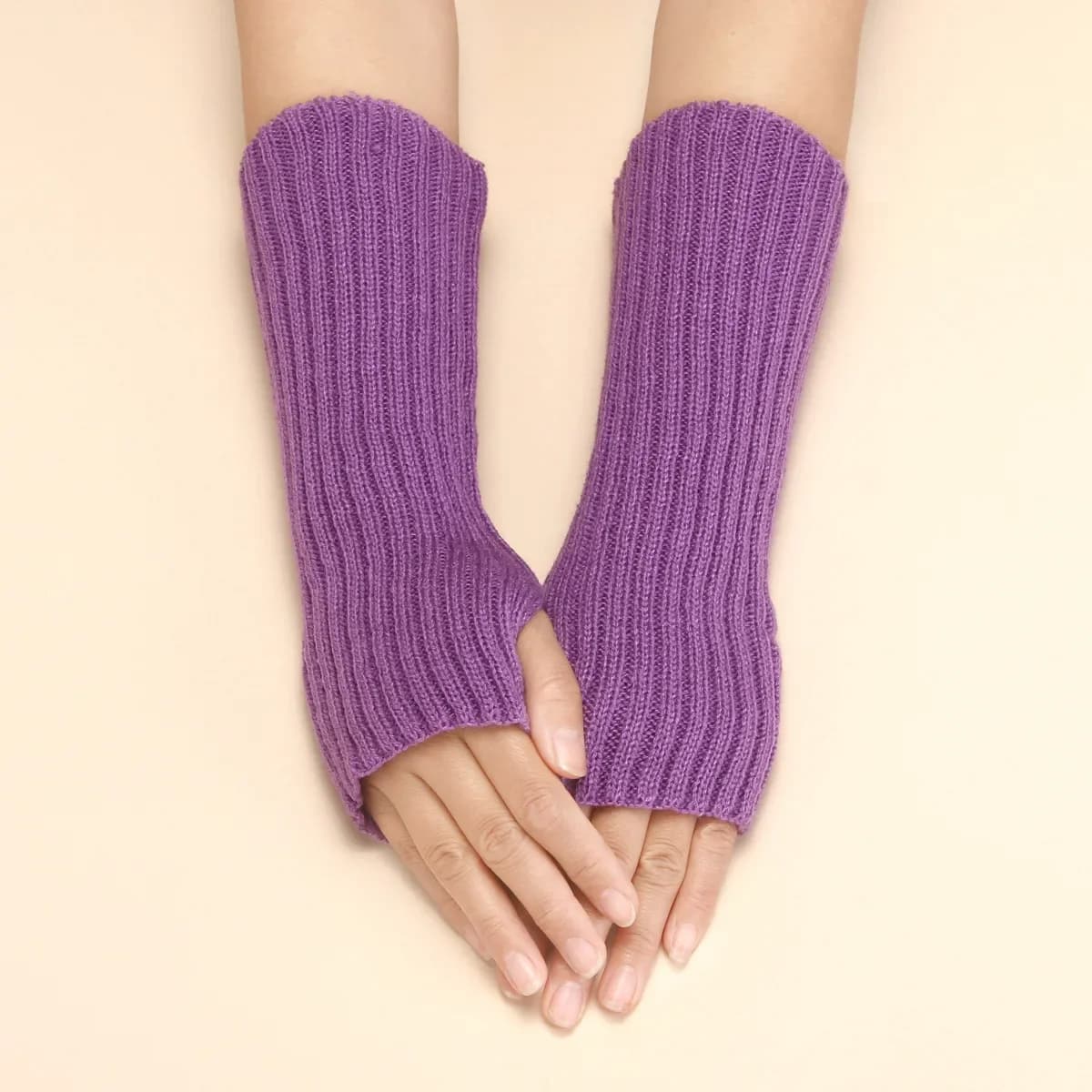 2024 New Women's Warm Gloves Handicaps Blue Knitted Japanese Wrist Sleeves Ankle Wrist Gloves Gym Nice Girls Style Harajuku