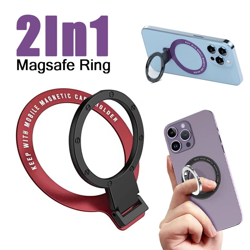 Support for phone ring Folding support Magnet Ring for finger Support for car phone handle Adhesive support Table support