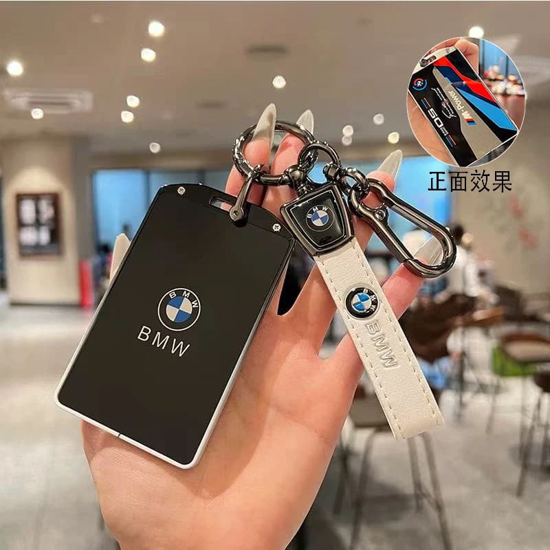 Cover per chiave auto con telecomando NFC per BMW Serie 1 3 5 7 X1 X3 X5 X6 X7 535le, accessori portachiavi auto