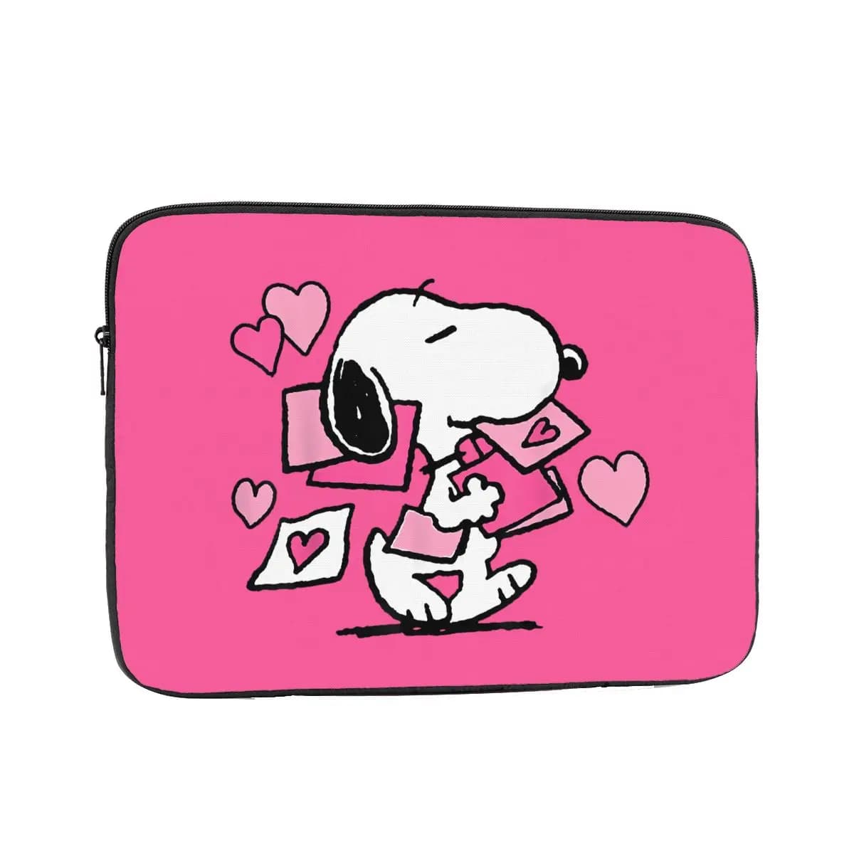 Borsa per Laptop Valentines Letter Snoopys 12" 13" 15" 17" Custodia Protettiva Antiurto per Notebook con Design Cartoon
