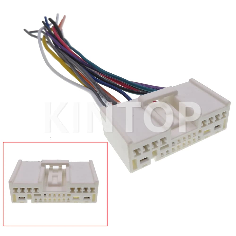 24 pin cablaggio autoradio adattatore CD Kit connettore Stereo automatico cavo di alimentazione Audio per Mazda 2 3 6 B70