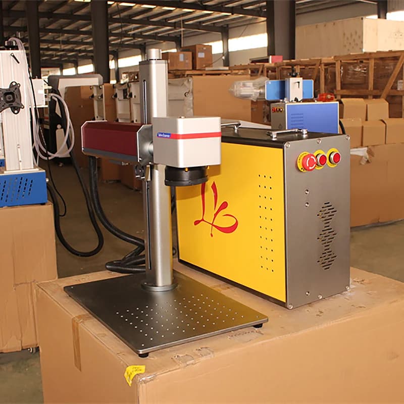 JPT 200W Fiber Laser Engraving Machine 200X200mm for Plastic Ceramics PVC Mark Stainless Steel Robe Color Sheet Cutting DIY