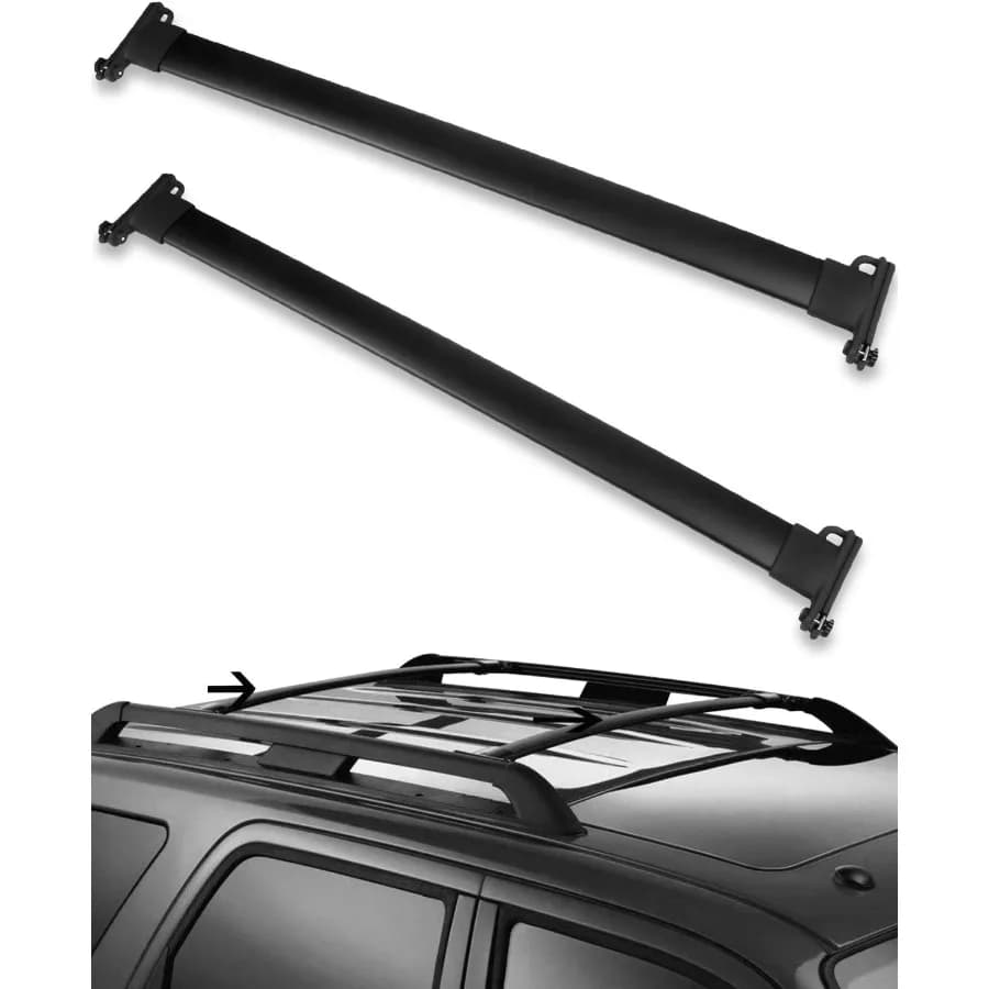 Portapacchi per Escape 20082012 Bagagli sul tetto Canoa Porta kayak Portapacchi nero Barra trasversale progettata per binari laterali Mod