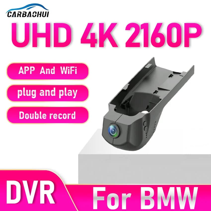Videocamera DVR per auto 4K 3840*2160 UHD Dash Cam per BMW Serie 5 F10 420i (F36) 118d LCI F20 F21 F30 328 xDrive F48