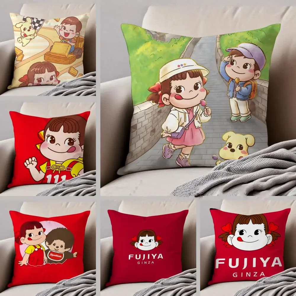 F-Fujiya Fodera per cuscino in lino, morbida e traspirante, protettiva, decorazione per divano e camera