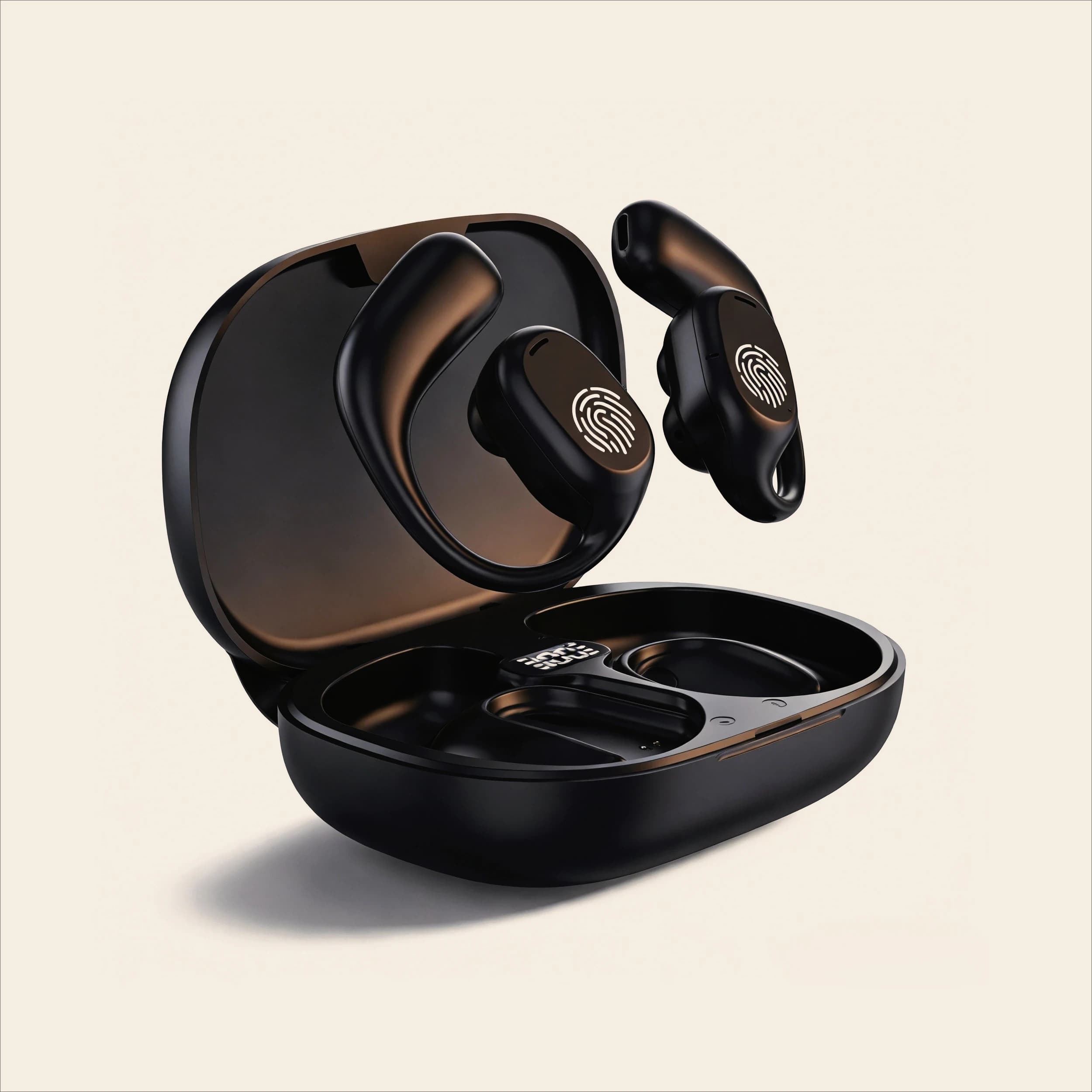 Auricolari Wireless a Conduzione Ossea, Cuffie Bluetooth Impermeabili per Sport, Lunga Durata della Batteria, Audio HiFi Stereo, Riduzione del Rumore