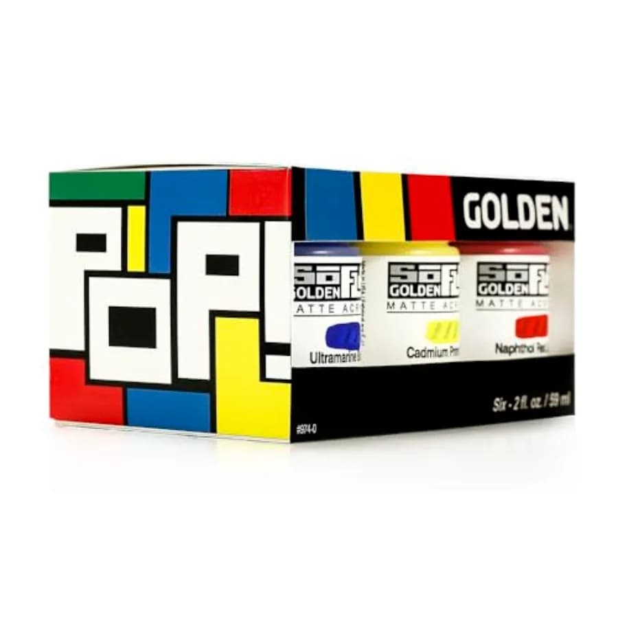 SoFlat Matte Acrylic Paint, Pop Set 0974-0