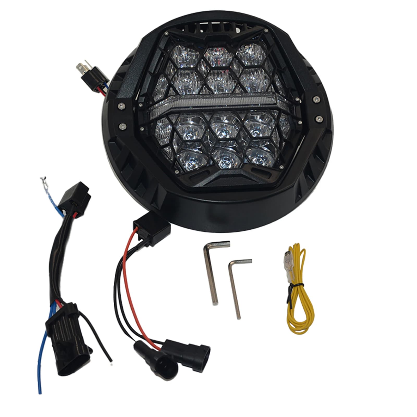 Motorcycle Front Headlight Headlamp Head Light Turn Signal Lamp For Harley Davidson FLD 2012- and later Trike Touring Models
