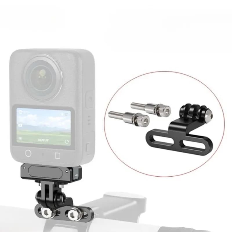 Supporto per Manubrio Bicicletta, Montaggio Frontale per Faro, Compatibile con Fotocamere OSMO 360 Action 5pro/4/3/2
